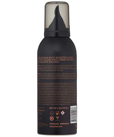 Fatboy Hair Fiber Mousse Root Boosting Foam 6 oz. - Volumizing Hair Styling Product - Buy Online on GoSupps.com