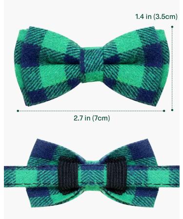 Shop TagME Green Cat Collar for Kittens - Personalized with Name & Phone Number Safety Clasp & Bell - 1 Pack - Buy Online on GoSupps.com