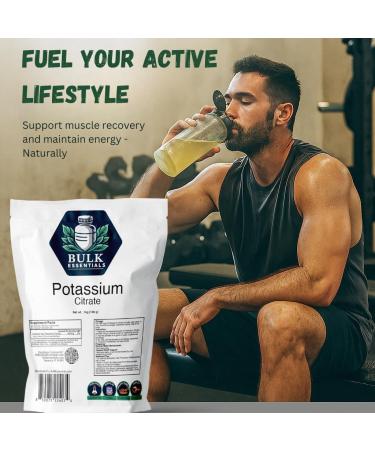Potassium Citrate Supplement 100g Pure Powder for Muscle Electrolyte Support USA Made Non-GMO & Gluten Free Potassium Supplement 300mg Per Serving 3.53 Ounce (Pack of 1) - Buy Online on GoSupps.com