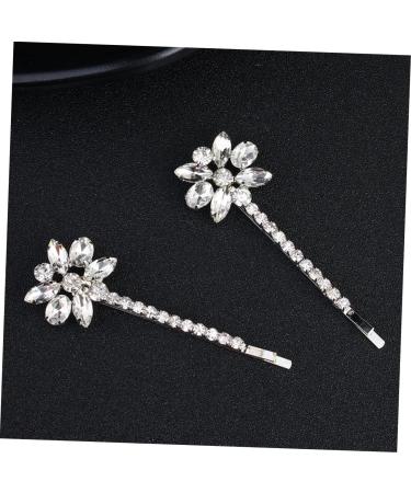 FOMIYES 6 Pairs Bridal Rhinestone Barrette 90s Jewelry for Women Aesthetic Hair Accessories Metal Hair Clips for Women Rhinestones Hair Pin Wedding Hair Pin Zinc Alloy Pearl Hairpin Bride - Buy Online on GoSupps.com