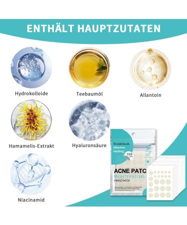 Day & Night 2-in-1 Waterproof Pimple Patches | Anti-Acne with Tea Tree Oil & Salicylic Acid | Thin Light Invisible | 300 Transparent Patches for Effective Acne Treatment - Buy Online on GoSupps.com