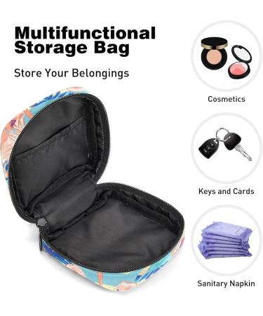 Buy Women's Bonds Storage Pockets Stillpad Halter Flamingo Pattern Portable Period Kit Bag - Stylish Feminine Product Bag for Girls | International Shipping Available - Buy Online on GoSupps.com
