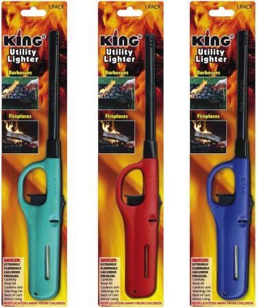 King BKOU172 Multi Utility Lighter - Assorted Colors - Buy Online on GoSupps.com