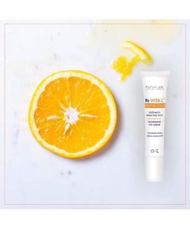 FlosLek Nourishing Eye Cream 15ml | Brightens Moisturizes & Smoothes | Dermatologically Tested | EU Made - Buy Online on GoSupps.com