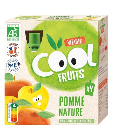 Vitabio Cool Organic Fruit Bottles Apple 4 x 90 g