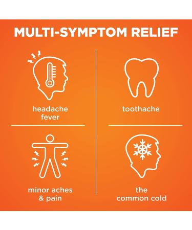 Amazon Basic Care Children's Ibuprofen Oral Suspension 100 mg/5mL Pain & Fever Relief Berry Liquid Medicine 8 Fl Oz - Buy Online on GoSupps.com