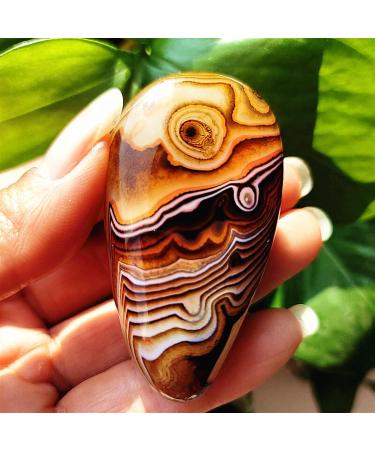 Natural Lace Stone Sardonyx Agate Palm Hand Play Witchcraft Supplies Spiritual Decor Home Decoration Crystals ZJGIDTEM (Color : A599 51g) - Buy Online on GoSupps.com