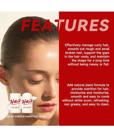 She Loves Hair Wax with Strong Hold for Men's Hair - Long Lasting - Dry Hair - Frizzy Hair Wax - Hair Styling Texture Smoothing Defining Wax - Buy Online on GoSupps.com