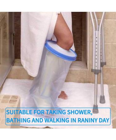 Waterproof Leg Cover for Shower - Adult Half Leg Cast and Bandage Protector - Buy Online on GoSupps.com