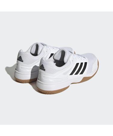 Buy adidas Unisex Kids Speedcourt Handball Shoes - Size 34 EU - Ftwr White/Core Black/Gum - International Shipping Available - Buy Online on GoSupps.com