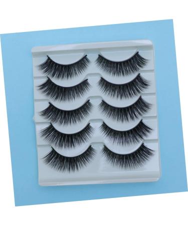 Angoily 5 Pairs Artificial Eyelashes Fake Lashes for Women Segmented False Eyelash Natural Lashes Natural False Eyelashes Long Thick Eyelashes Fause Eyelash 3d Manual Adhesive - Buy Online on GoSupps.com