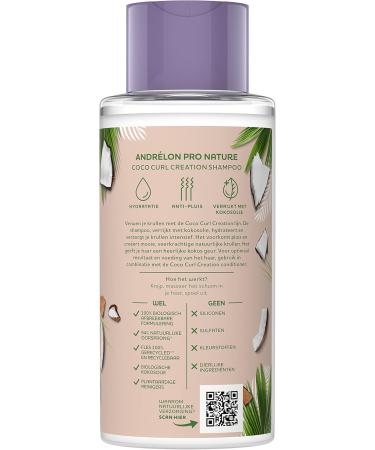 Unilever Benelux Andr lon Pro Nature Coco Curl Creation Shampoo for bouncy natural curls 400 ml - Buy Online on GoSupps.com