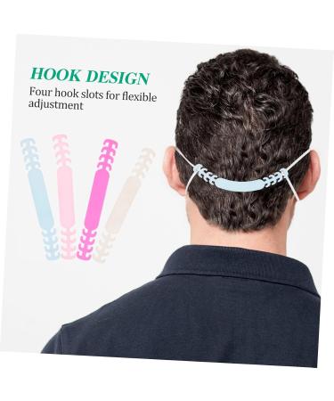 HomsfoU 20 STK Ear Loop Extension Hooks - Silicone Mask Protection Buckle for Comfortable Face Mask Wear - International Shipping Available - Buy Online on GoSupps.com