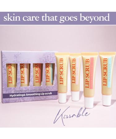 Ensemble de d capage des l vres laveuses l vres avec d capage hydratant | Lot de 4 gommages pour les l vres remplissage des l vres hydratation et verre - Buy Online on GoSupps.com