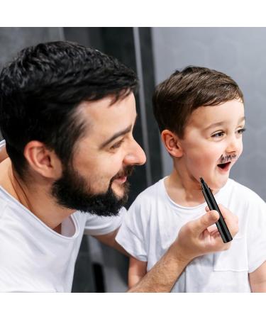 Beard marker for men beard marker refill for men beard mascara for beard mustache and eyebrows beard coloring for men fill shape and define your beard Tsuchiya dark brown + brush - Buy Online on GoSupps.com