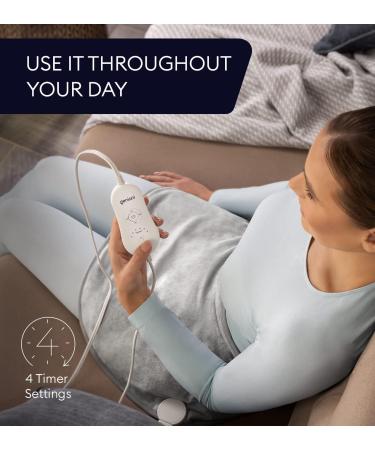 GENIANI XXL Heating Pad for Neck and Shoulders 22x24 - Neck Pain Relief - 6 Heat Settings - Auto Shut-Off - Ideal Gifts for Men and Women - Buy Online on GoSupps.com