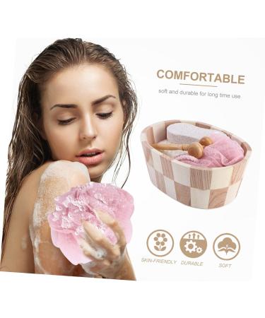 Buy Hemoton 5-Piece Bathroom Set | Natural Bath Sponge & Scrubber | Exfoliating Shower Tools for Body Care - Buy Online on GoSupps.com