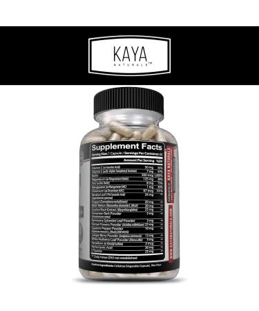 Kaya Naturals Healthy Gluco Supplement with Bittermelon | Supports Healthy Blood Sugar Levels | 20 Herbs Vitamins & Minerals | Non-GMO | 60 Count - Buy Online on GoSupps.com