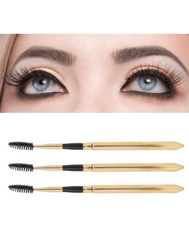 Set of 3 Eyelash Brushes with Spiral Rod Design for Curling and Cleaning Eyelashes and Eyebrows - Buy Online on GoSupps.com