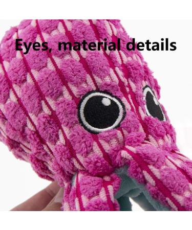 Herbests Plush Dog & Cat Toy - Squeaky Chewing Octopus for Interactive Play | Perfect for Small & Medium Pets - Buy Online on GoSupps.com
