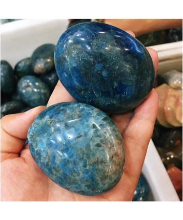 Natural Crystal Rough Natural Blue Apatite Palm Stone Raw Gemstone Crystal Decoration Crystal PEIQIYIN 1PCS 100g - Buy Online on GoSupps.com