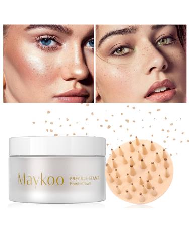 Freckle Cushion Natural Like Freckle Makeup Fake Freckles Pen Waterproof Long Lasting Quick Dry  Get Sun-kissed Stars Makeup Freckle in One Press  Fresh Brown  15g Light Brown