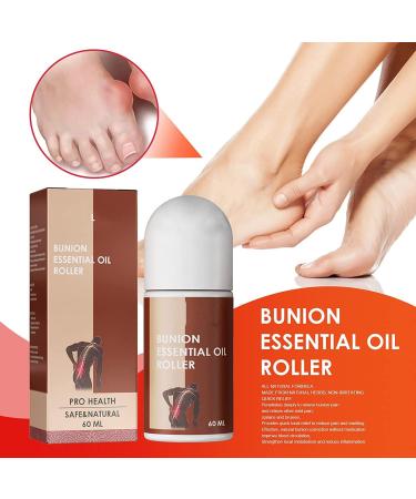 AAOCLO 2pcs Anti Bunion Treatment Oil Pain Relief Roller - Foot Care Corrector for Women & Men - Pro Health Solution - Buy Online on GoSupps.com