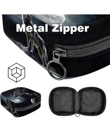 Period Bag - Stylish Sanitary Pad Storage & Tampon Holder | Perfect for Purse - Modern Design 4.7x6.6x6.6 in - Buy Online on GoSupps.com