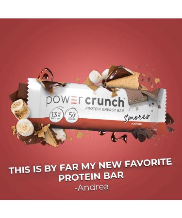 Power Crunch Protein Bars High Protein Snacks with Delicious Taste Variety Pack S'mores & Peanut Butter Fudge 1.4 Ounce (24 Count) - Buy Online on GoSupps.com