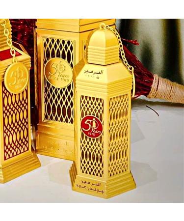 Al Haramain Golden Oud - Perfume for Women and Men - Amber Spicy fragrance - Timeless Elegance with Notes of Thyme and Sandalwood - 3.4 oz EDP Spray - Buy Online on GoSupps.com