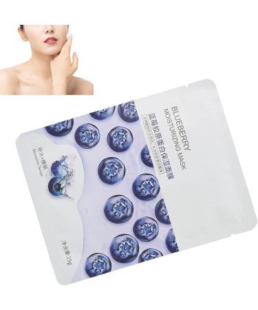 Qukaim Hydrating Mask Blueberry Collagen Facial Mask 25g Moisturizing Hydrating Nourishing Skin Care Mask - Buy Online on GoSupps.com