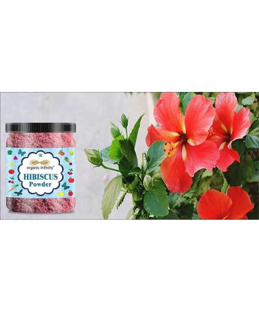 Green Velly Organic Infinity Hibiscus Flower Powder For Hair Growth Hair Care Natural Hair and Face Care - 100 GM by Organic Infinity - Buy Online on GoSupps.com