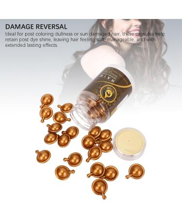  LUCKDANO Nourishing Hydrating Repairing Hair Serum Capsules Hair Oil for Dry and Damaged Frizzy Hair 30 Units Liquid - Buy Online on GoSupps.com