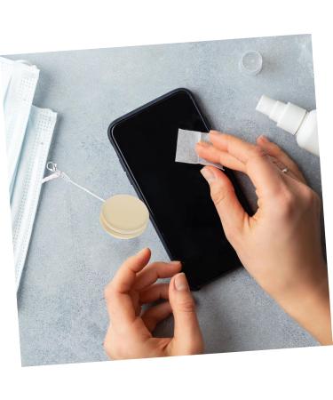 2pcs Screen Wipe & Lens Cleaning Wipes for Eyeglasses Smartphones & Screens | Keychain Touch Screen Cleaner - Compact & Portable - Buy Online on GoSupps.com