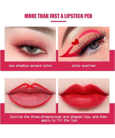 Beteligir 8 Colors Matte Lip Liner Set - Long Lasting Pencil | Smooth & Non-Drying | Cruelty-Free (01) - Buy Online on GoSupps.com