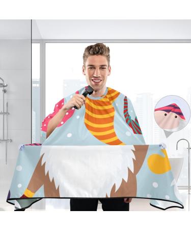 Shop Waterproof Barber Cape - Magic Gnomes3 Cheetah Haircut Bib for Men & Women | Unisex Hair Cutting Cape - Buy Online on GoSupps.com