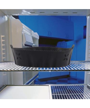 Zerodeko 3pcs Air Fryer Cooking Pot Air Fryer Supply Turkey Roasting Pan with Rack Baking Liner Blackx3pcs 20x6.5cmx3pcs - Buy Online on GoSupps.com