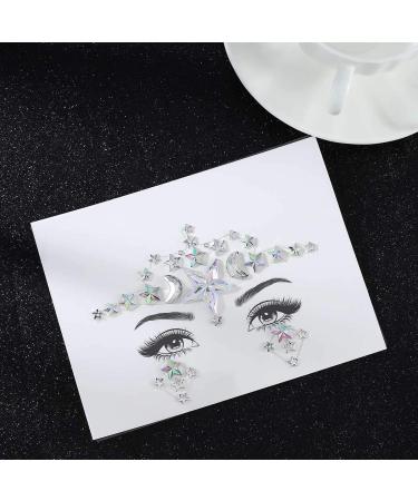 Ludress Crystal Sparkle Face Stickers - Festival Body Jewels for Women and Girls - Buy Online on GoSupps.com