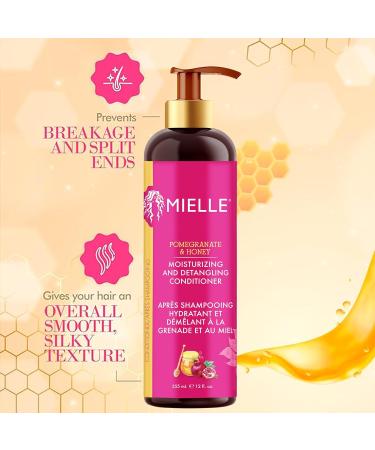 Mielle Apr s-shampoing hydratant et d m lant Grenade et miel 355 g Apr s-shampoing d m lant - Buy Online on GoSupps.com