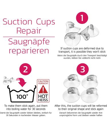 UV Protection Car Sun Shade for Babies - Includes 6 Suction Cups & Transport Bag | Neutral Black Elephant Design - Buy Online on GoSupps.com