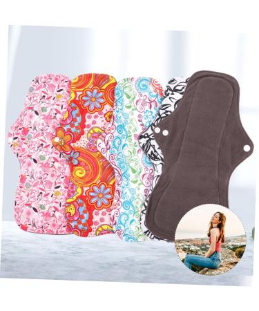 Minkissy 12-Pack Reusable Washable Menstrual Napkins - Comfortable Bandage Towels for Ladies - Eco-Friendly Inserts - Buy Online on GoSupps.com