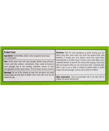 Xlear Saline Nasal Spray with Xylitol - 0.75 oz | Gentle Relief for Congestion - Buy Online on GoSupps.com