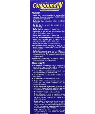 Compound W Skin Tag Remover System - 8 count - Freezes Your Skin Tag Instantly For Treatment & Effective Skin Tag Removal - Buy Online on GoSupps.com