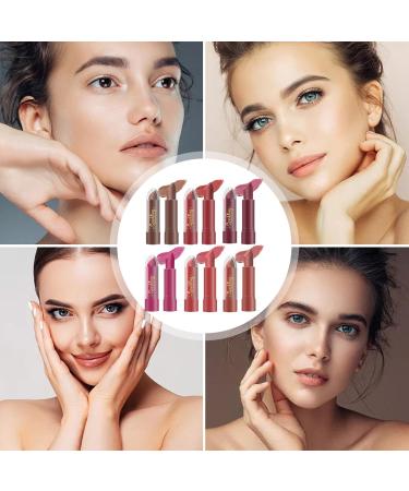  Sghtil Glitter Lipstick | Long-Lasting Lip Color | Moisturizing and Long-Lasting Waterproof Lipstick 6-Pack with Formula for Women and Girls - Buy Online on GoSupps.com