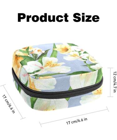 Shop Anna Cowper Watercolor Lily Menstrual Cup Bags - Portable & Stylish Storage Pockets for Women & Teens | Multicolored Stillpad Holder - Buy Online on GoSupps.com