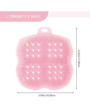 SOLUSTRE Silicone Body Scrubbing Pad | Shower Brush for Body & Face | Non-Scratch Kitchen Scrubber | Multipurpose Cleaning Tool - Buy Online on GoSupps.com