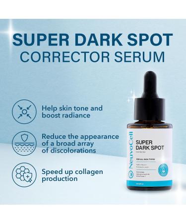 Super Dark Spot Corrector Serum with Niacinamide & Hyaluronic Acid | Effective Facial Spot Remover for Dark Spots | 1fl. Oz - Buy Online on GoSupps.com