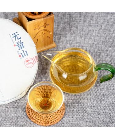 HQZM Yunnan Puer Raw Tea 357g Wuliangshan Early Spring Tea Cake Natural and Fragrant with Tea Flavor - Buy Online on GoSupps.com
