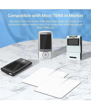 12 Pack 4'' x 4'' XL TENS Unit Replacement Pads with Holder - Compatible with AUVON TENS 7000 EMS Machine - Buy Online on GoSupps.com