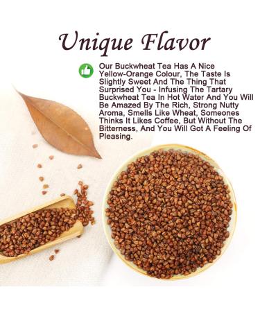 Buy Black Buckwheat Tea - Caffeine-Free Herbal Loose Leaf 240g | Tarty Chinese Tea - International Shipping - Buy Online on GoSupps.com
